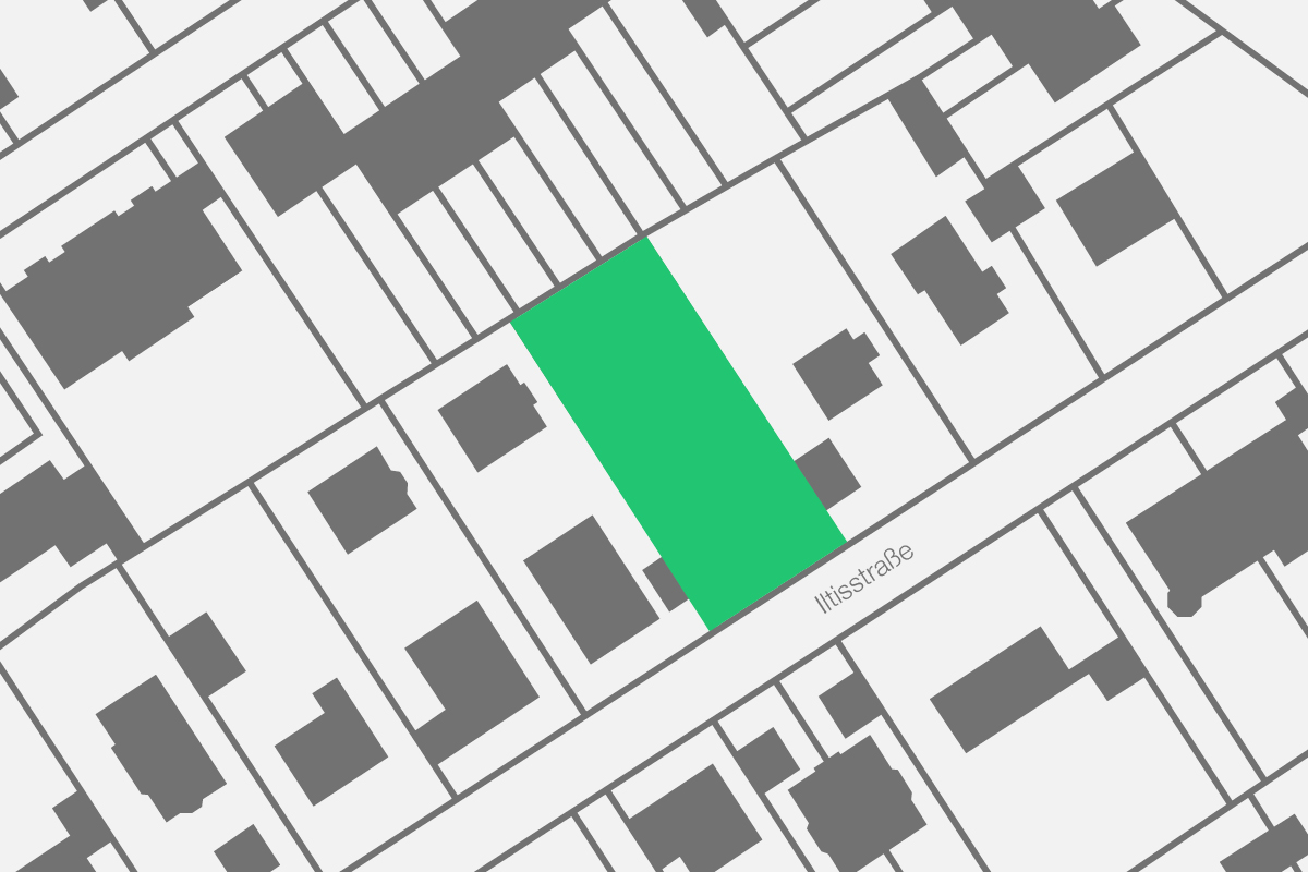 3BAU-Neubau-Lageplan-Iltisstrasse-Waldtrudering-Muenchen